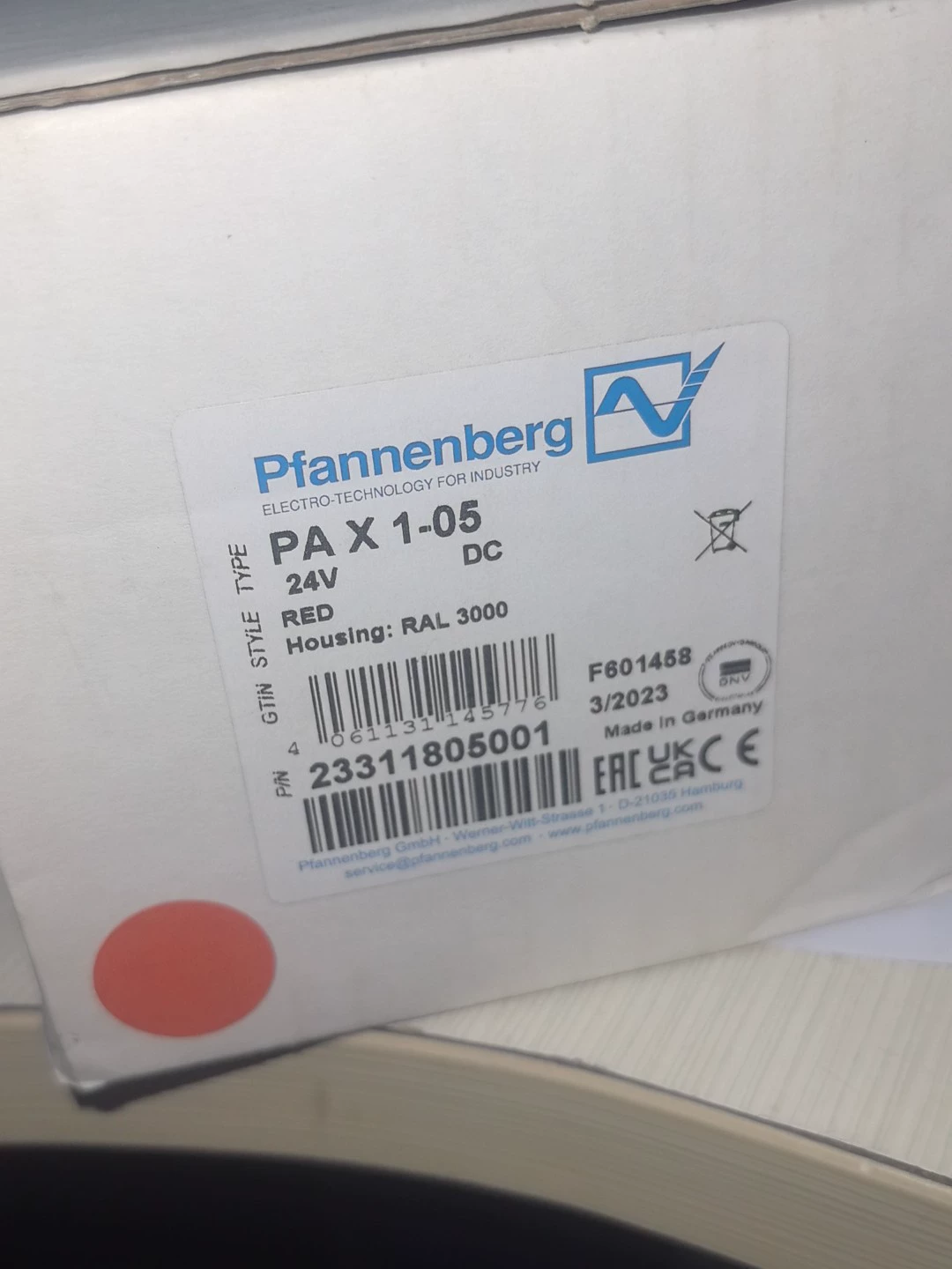 PA X 1-05